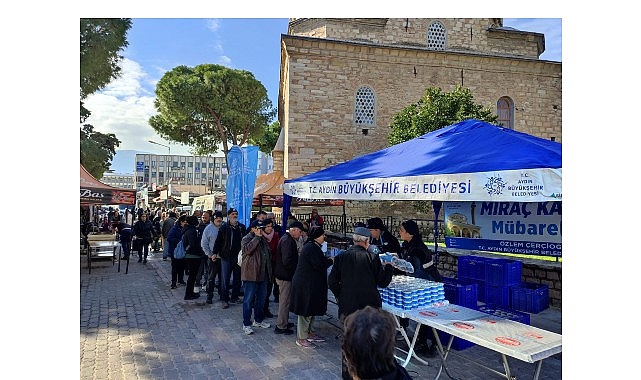 Başkan Çerçioğlu’ndan Miraç Kandili Hayrı