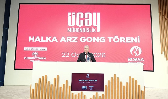 Borsa İstanbul’da gong Üçay Mühendislik için çaldı