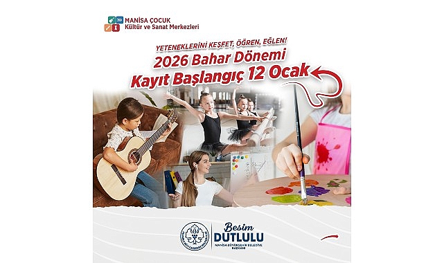 ÇKSM’lerde 2026 Bahar Dönemi Kayıtları Başladı