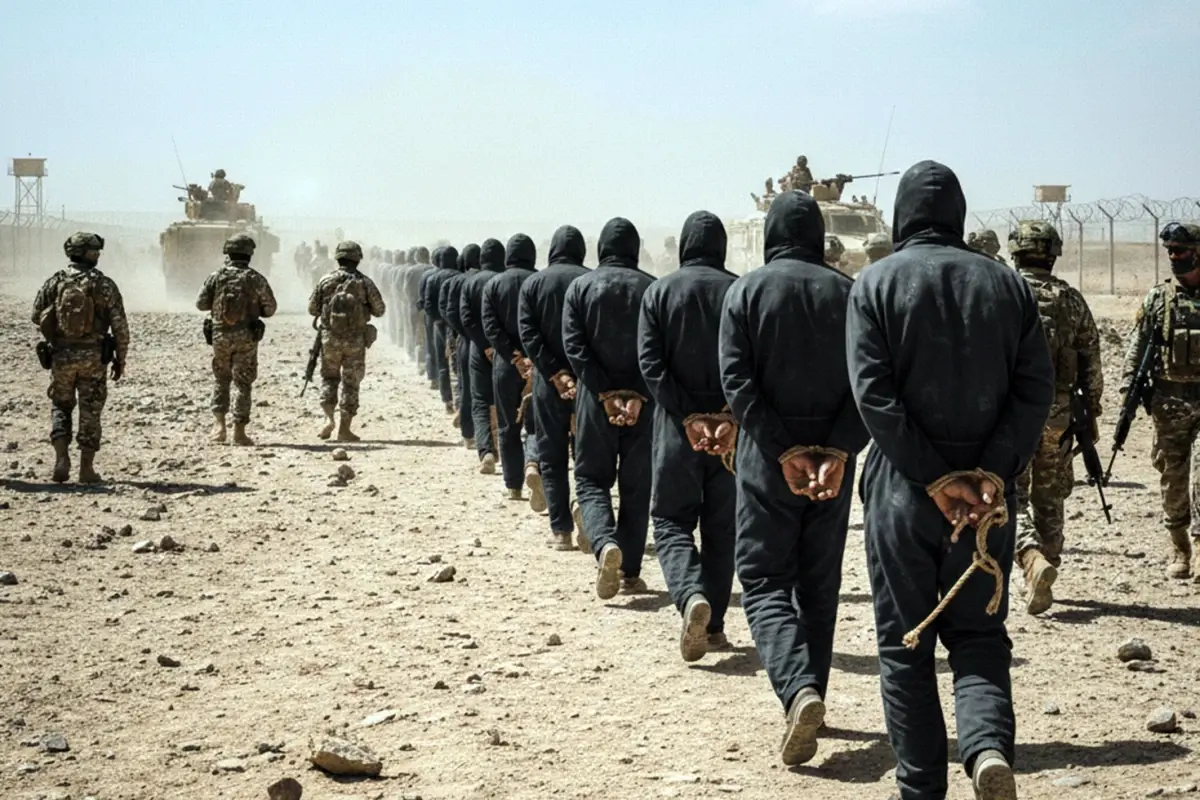 ABD’den Dev Sevkıyat: 7 Bin DEAŞ’lı Mahkum Irak’a Naklediliyor