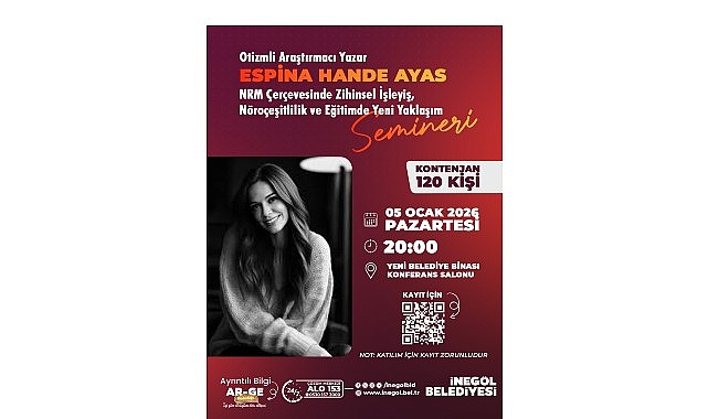 “Nöroçeşitlilik ve Eğitimde Yeni Yaklaşımlar” İnegöl’de Konuşulacak