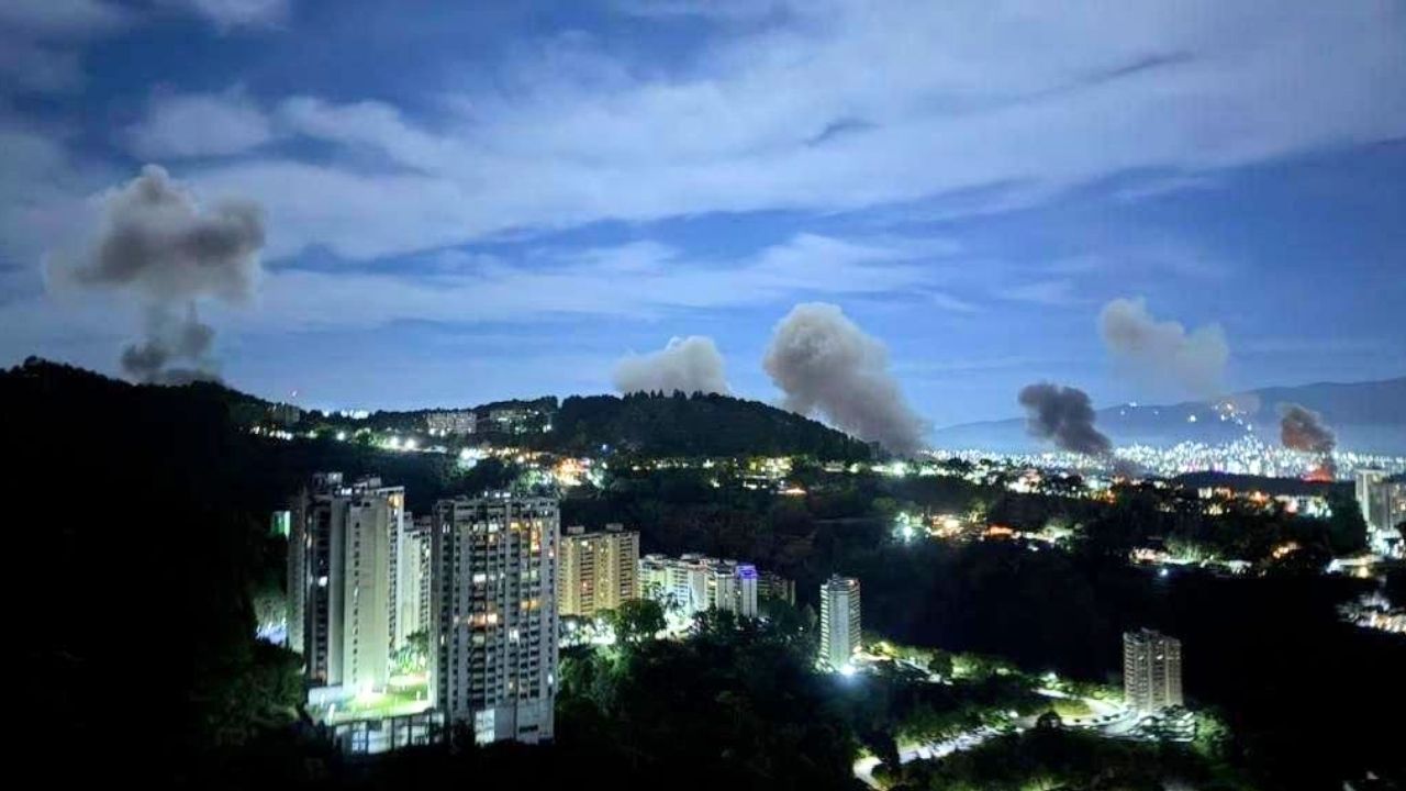 Venezuela’nın başkenti Karakas’ta patlama sesleri duyuldu