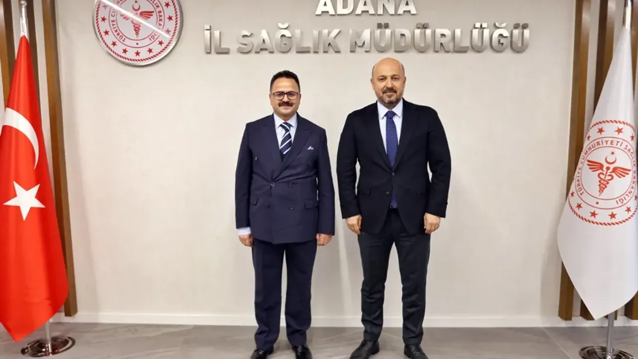 Çukurova Kaymakamı Alkan, Uzm. Dr. Halil Nacar’ı ziyaret etti