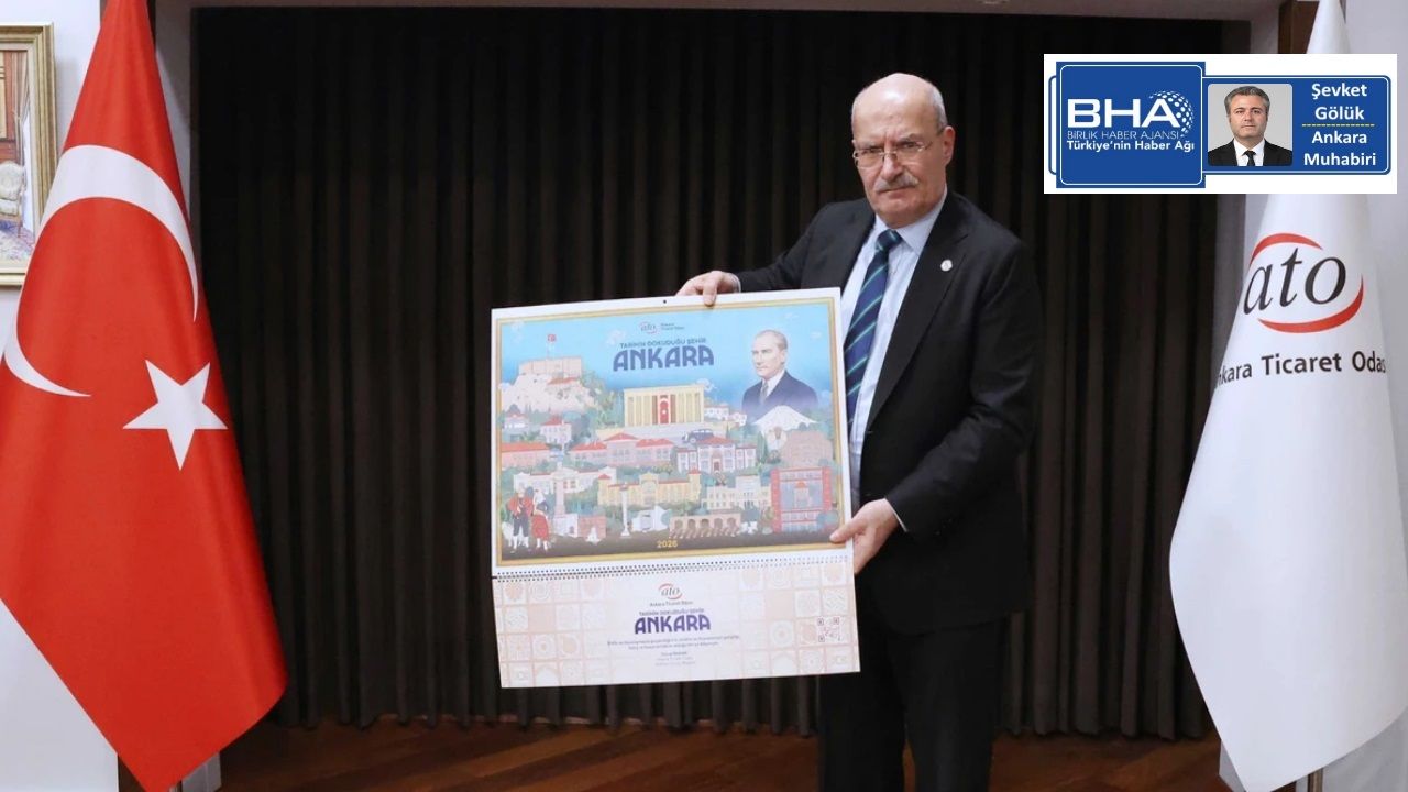 ra Ticaret Odası “Doku Ankara” temasıyla 2026 yılına özel takvimini hazırladı
