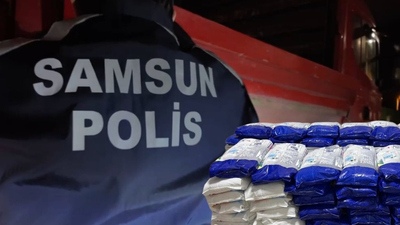 Samsun’da kamyonda 1 tonun üzerinde sahte deterjan ele geçirildi