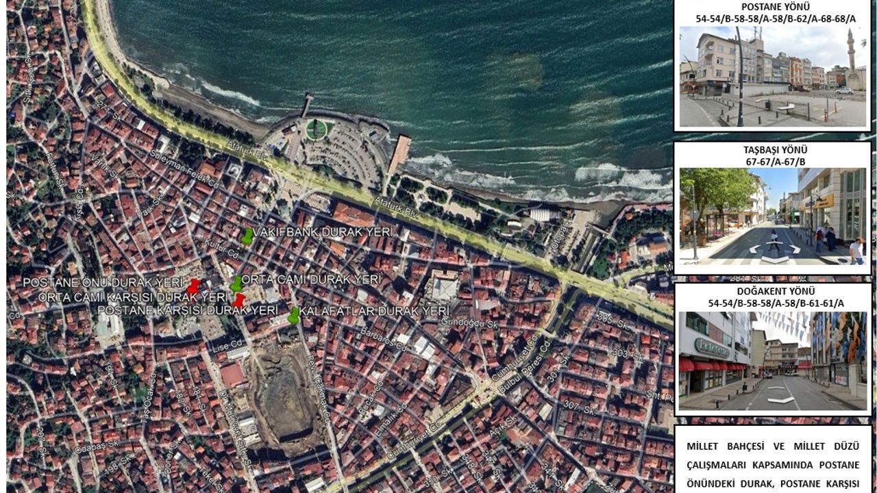 Altınordu’da geçici ulaşım değişikliği