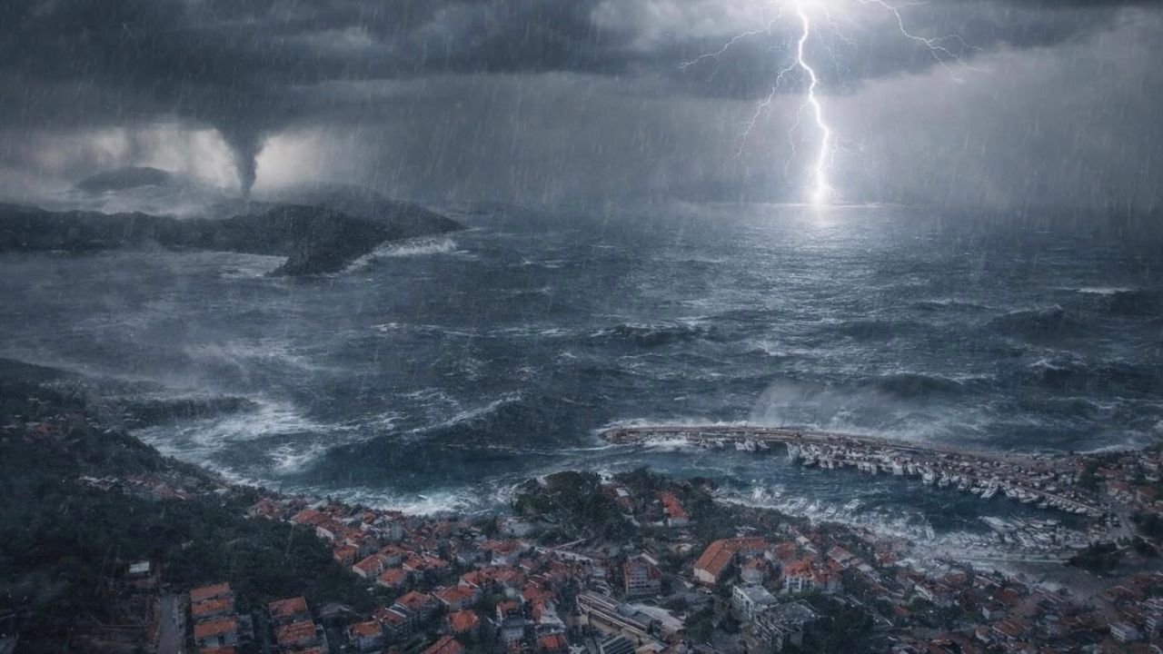 Antalya ve Batı Akdeniz için kuvvetli yağış ve fırtına uyarısı