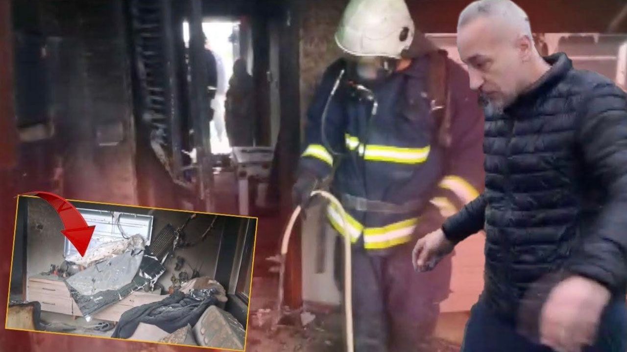 Serik’te sobadan çıkan yangın korkuttu: 1 kişi hafif yaralandı