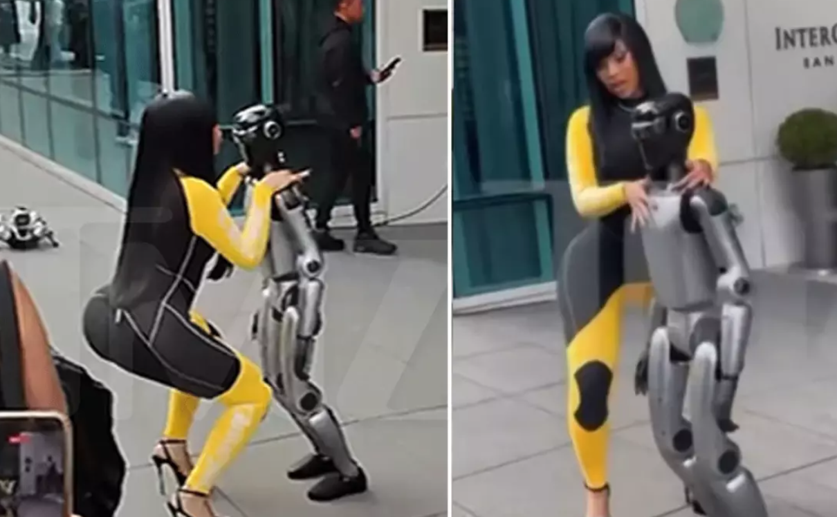 San Francisco’da Teknoloji Kazası: Cardi B ve Robotun Zor Anları!