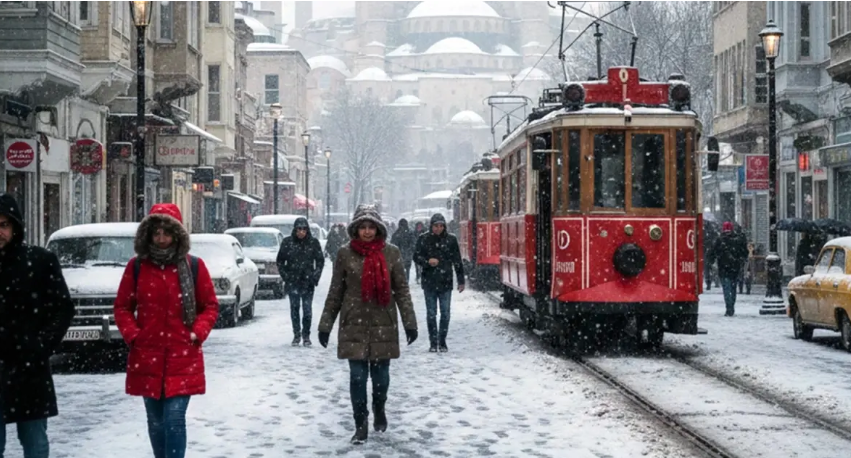 İstanbul’da Beyaz Gece: 15 İlçede Kar Alarmı!