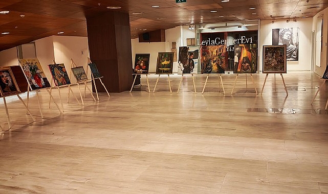 Bakırköy’de Kursiyerlerden Karma Resim Sergisi