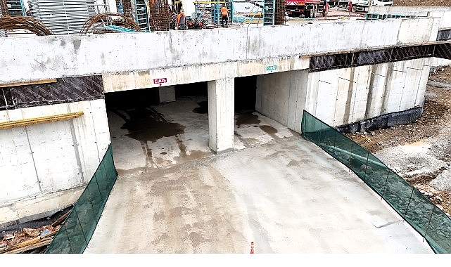 Otoparkın ilk katı hizmete alındı