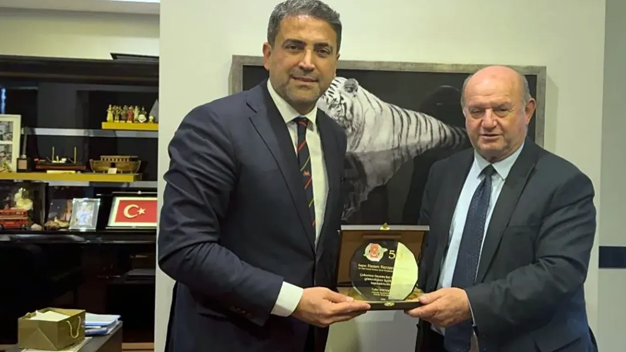 ÇGC’den Berzan Toprak’a plaket