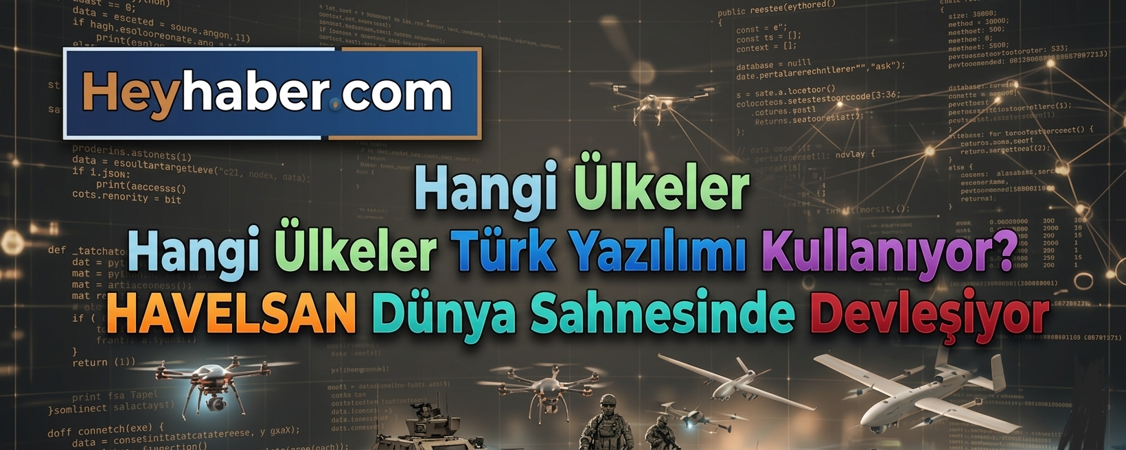 Hangi Ülkeler Tür Yazılımı Kullanıyor? HAVELSAN Dünya Sahnesinde Devleşiyor