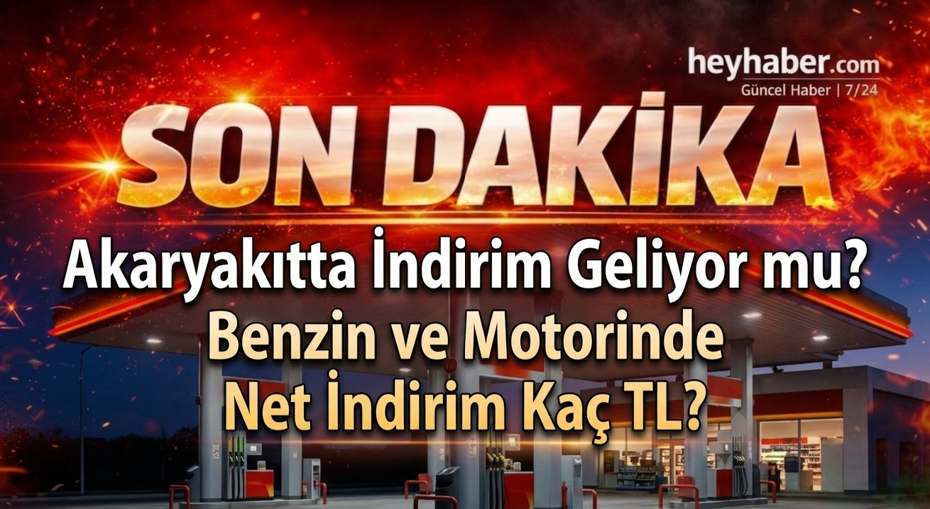 Akaryakıtta İndirim Geliyor mu? Benzin ve Motorinde Net İndirim Kaç TL?