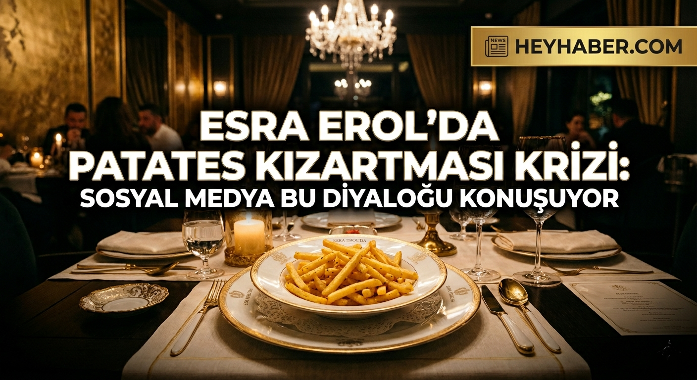 Esra Erol’da Patates Kızartması Krizi: Sosyal Medya Bu Diyaloğu Konuşuyor