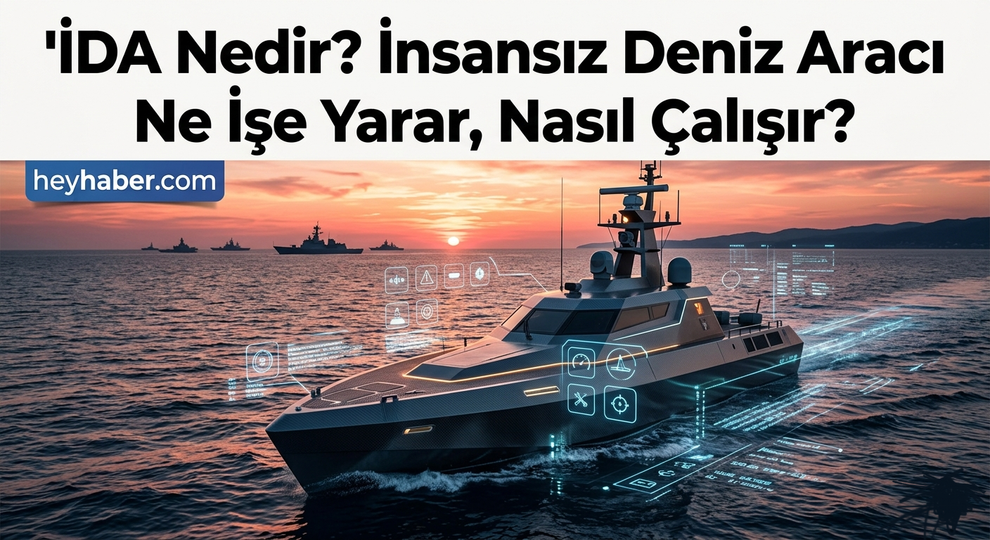 İDA Nedir? İnsansız Deniz Aracı Ne İşe Yarar, Nasıl Çalışır?