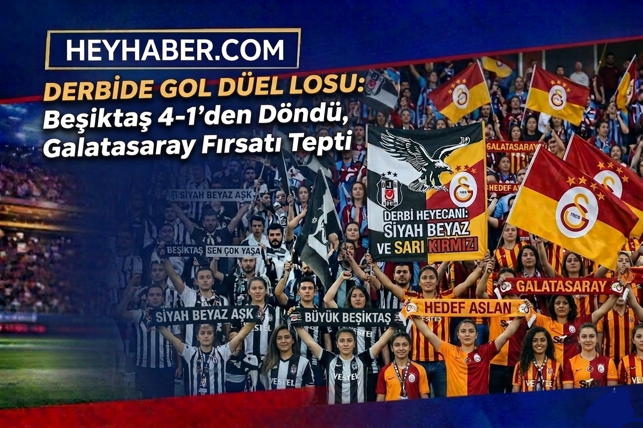 Derbide Gol Düellosu:  Beşiktaş 4-1’den Döndü, Galatasaray Fırsatı Tepti