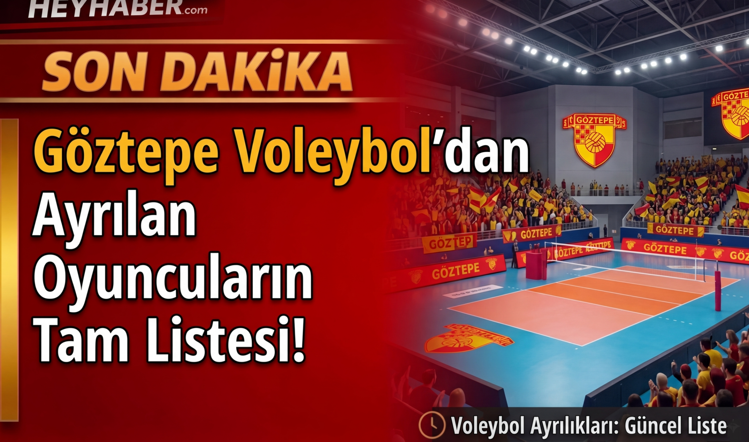 Göztepe Voleybol’dan Ayrılan Oyuncuların Tam Listesi!