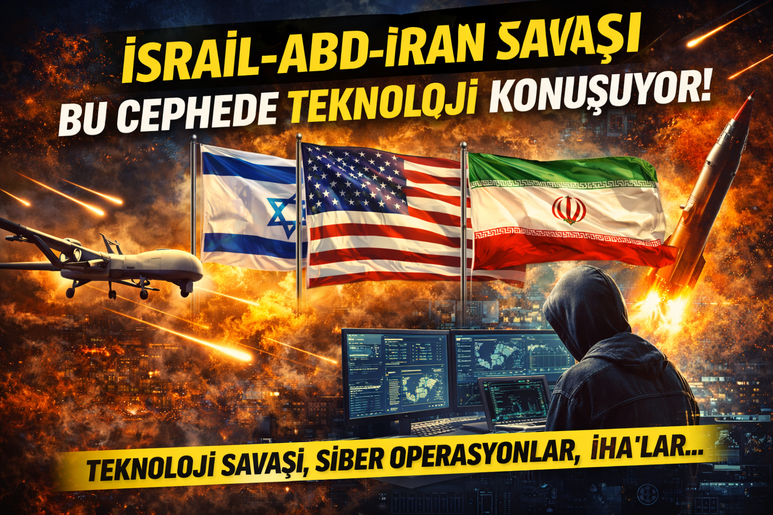 İsrail–ABD–İran Savaşı: Bu Cephede Teknoloji Konuşuyor!