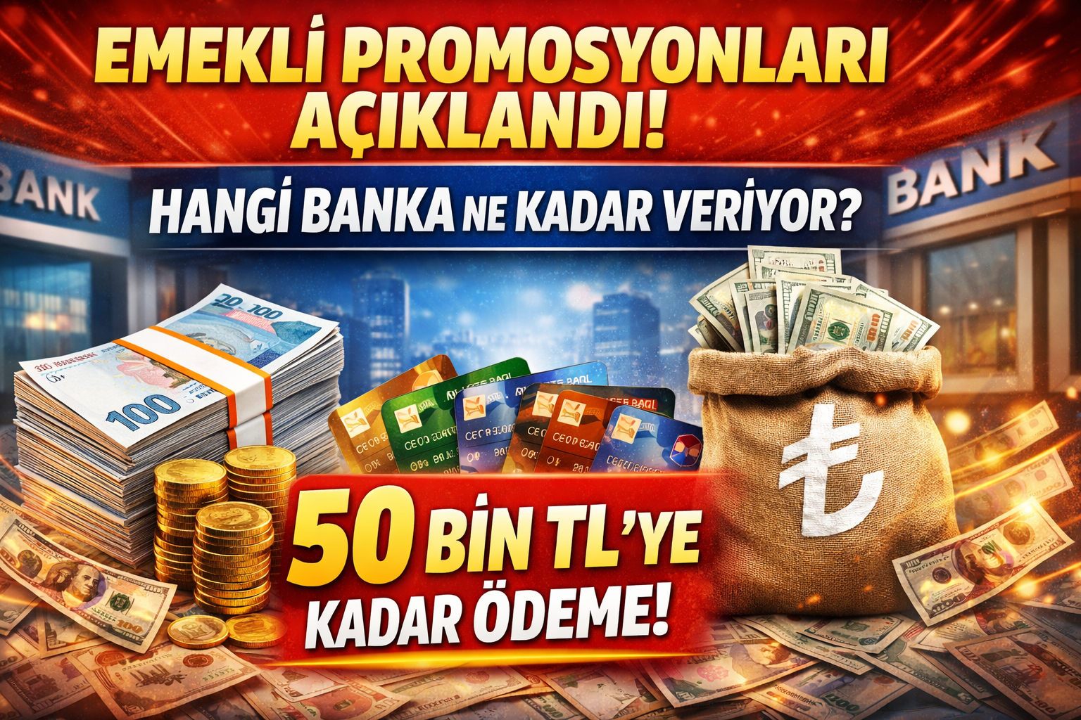 Emekli Promosyonları Açıklandı mı? Hangi Banka Ne Kadar Verecek?