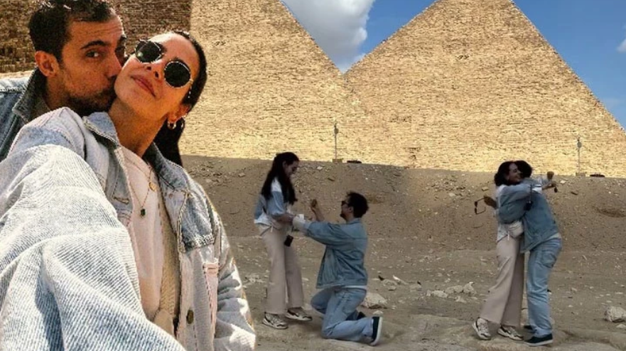 Mısır’da Romantik Teklif: Doğaç Yıldız Ve Başak Çoruh Evleniyor!