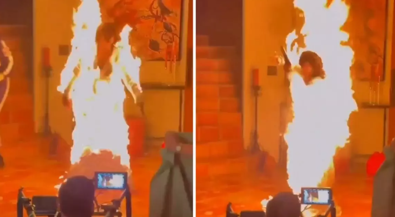 Katy Perry Alevler İçinde Kaldı!