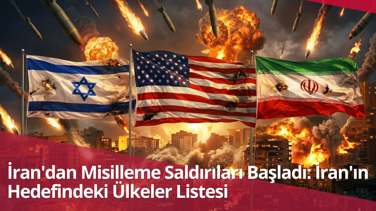 İran’dan Misilleme Saldırıları Başladı: İran’ın Hedefindeki Ülkeler Listesi