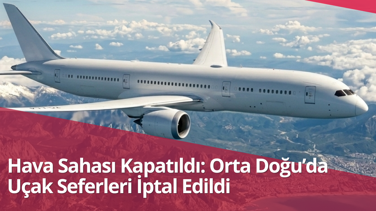 Hava Sahası Kapatıldı: Orta Doğu Uçak Seferleri İptal Edildi