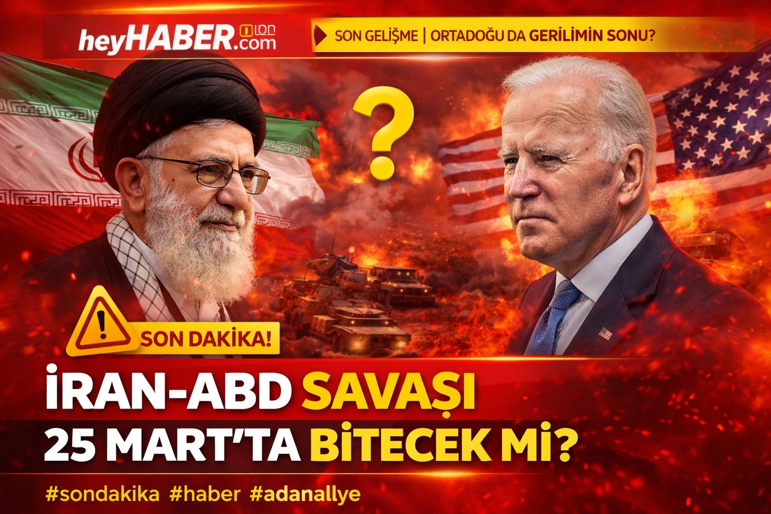 Son Dakika: İran Teslim Olur Mu?