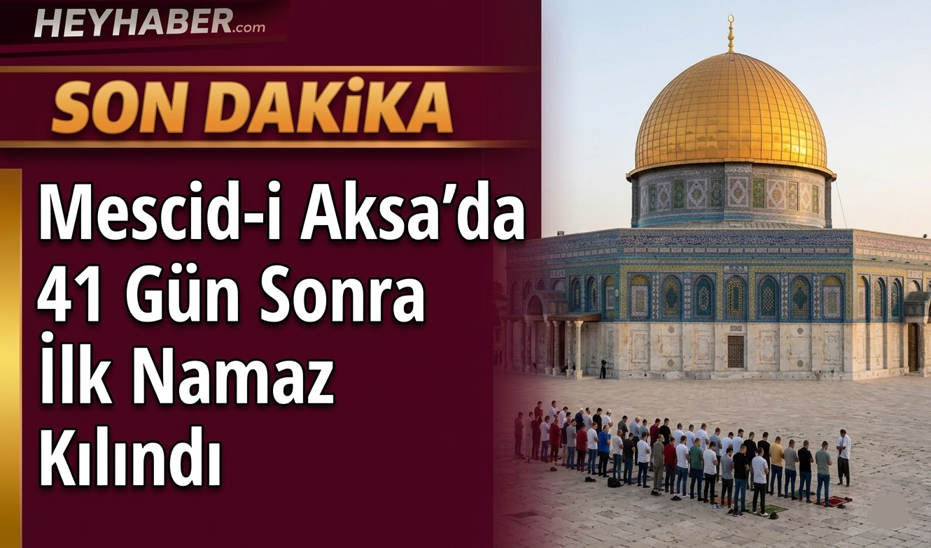 Mescid-i Aksa’da 41 Gün Sonra İlk Namaz Kılındı