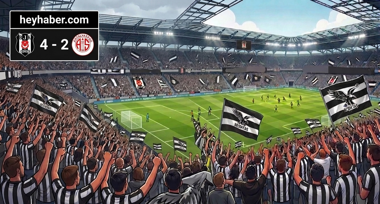 Beşiktaş Antalyaspor Karşısında Şov Yaptı: Beşiktaş 4 – 2 Antalyaspor