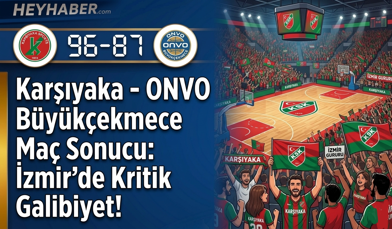Karşıyaka – ONVO Büyükçekmece Maç Sonucu: İzmir’de Kritik Galibiyet!