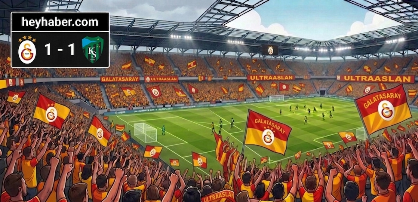 Şampiyonluk Yolunda Ağır Darbe:Galatasaray 1-1 Kocaelispor
