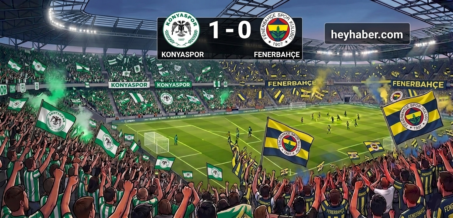 Ziraat Türkiye Kupası’nda İlk Yarı Finalist Belli Oldu: Konyaspor Fenerbahçe’yi 1-0 Mağlup Etti!