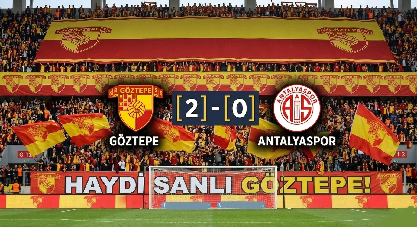 Göztepe Evinde Hata Yapmıyor: Göztepe 2-0 Antalyaspor