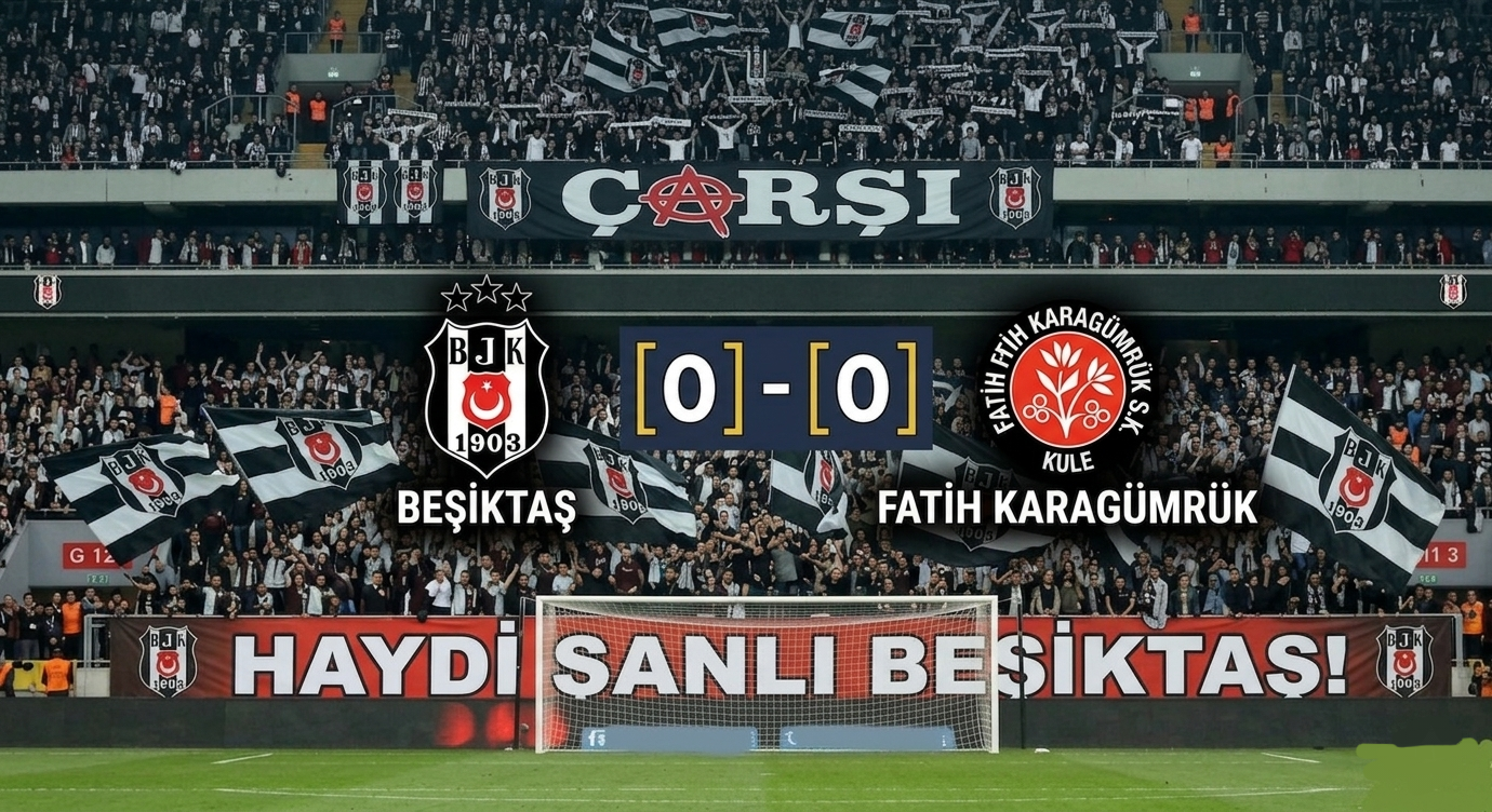 Beşiktaş Evinde Fatih Karagümrük’le Berabere Kaldı!