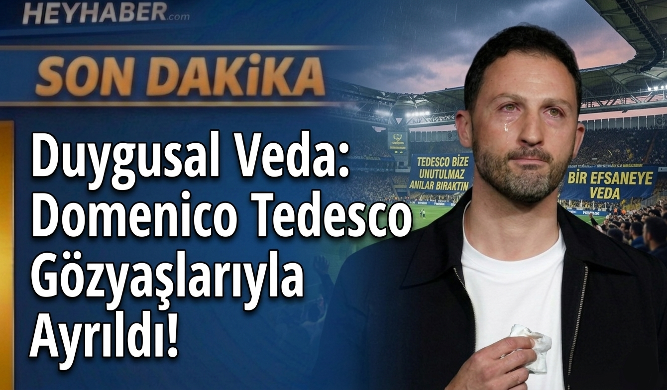 Duygusal Veda: Domenico Tedesco Gözyaşlarıyla Ayrıldı!