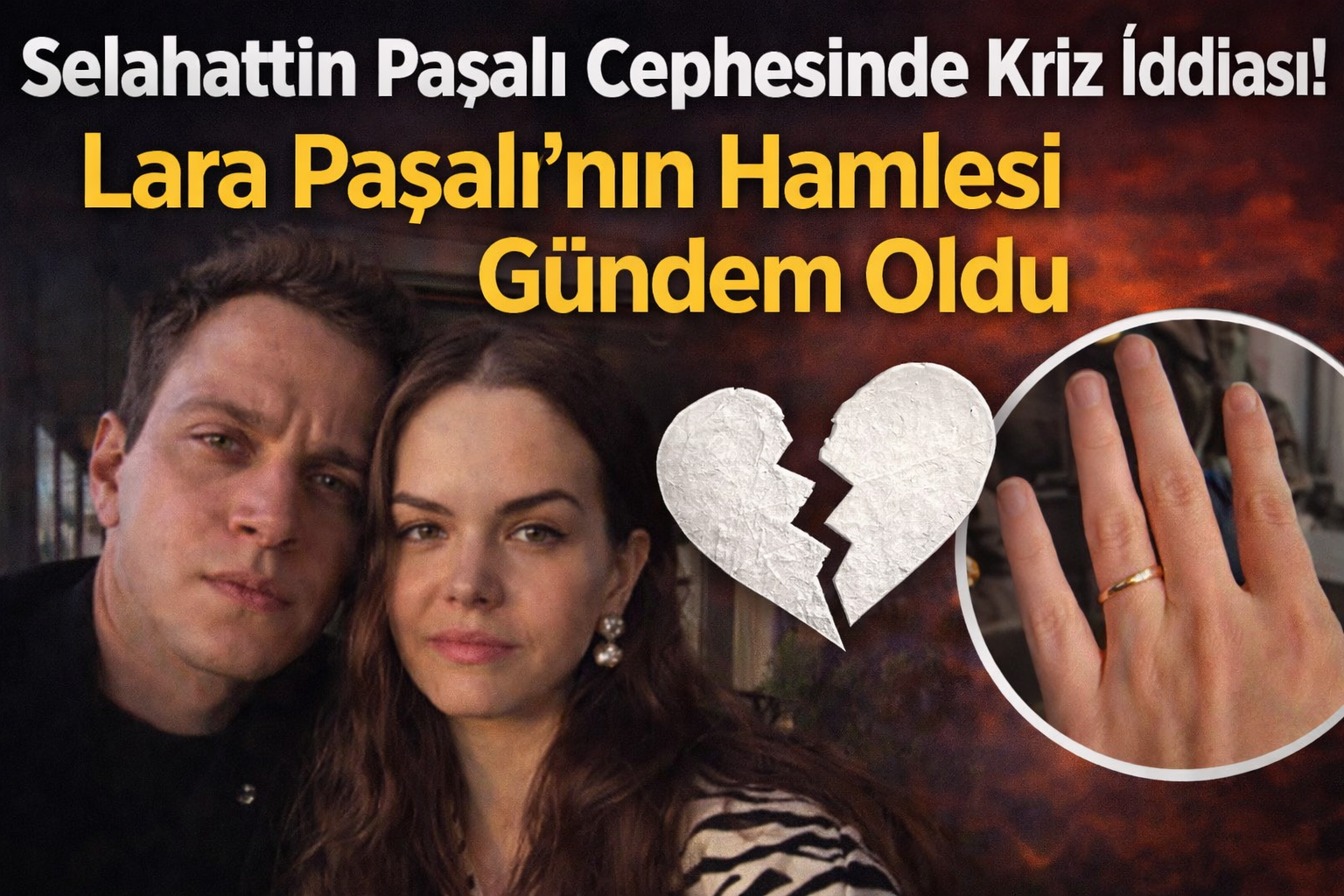 Düğün fotoğraflarını kaldırdı… Selahattin ve Lara Paşalı arasında neler oluyor?