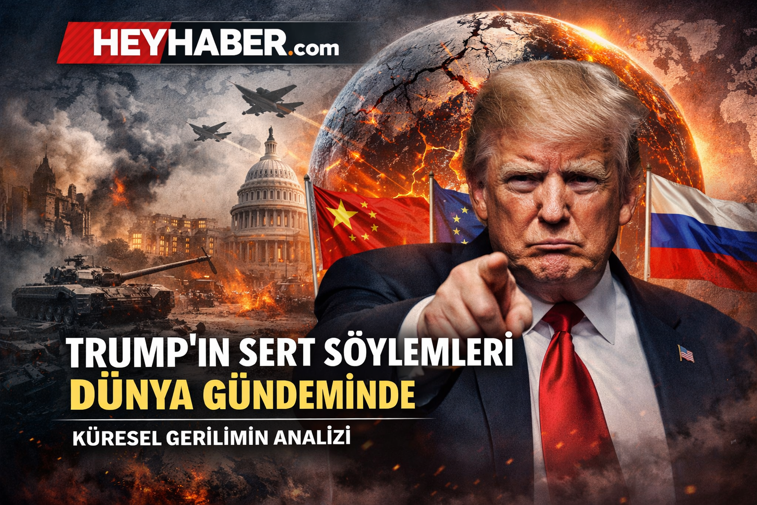 Trump tüm dünyadan nefret eder gibi hareket ediyor!