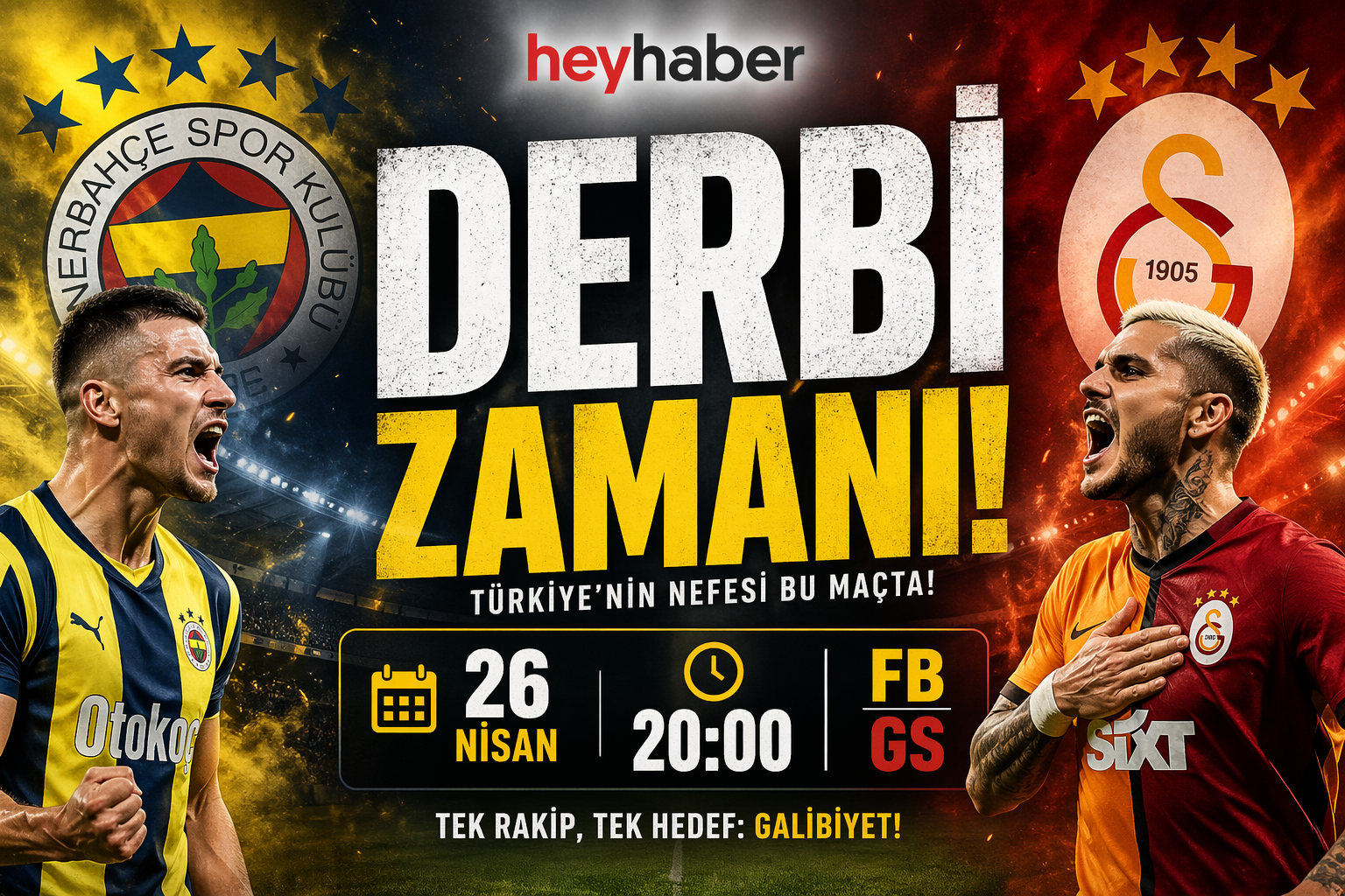 Fenerbahçe maçı nerede saat kaçta? Hangi Kanalda? 26 Nisan Paza