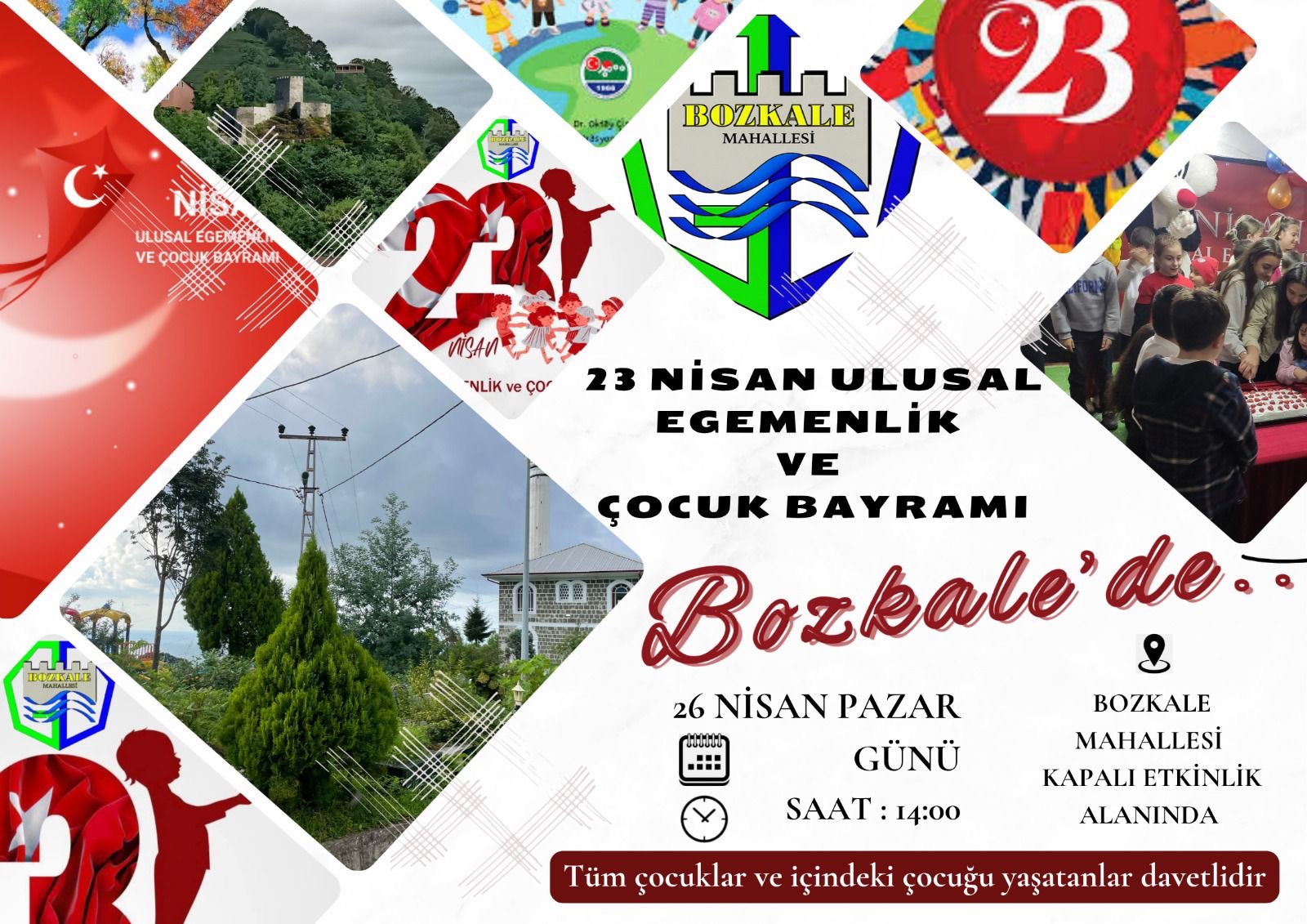 Rize Bozukkale Köyü’nde 23 Nisan Coşkusu 25 Nisan’da Kutlanıyor | Köy Halkından Örnek Organizasyon