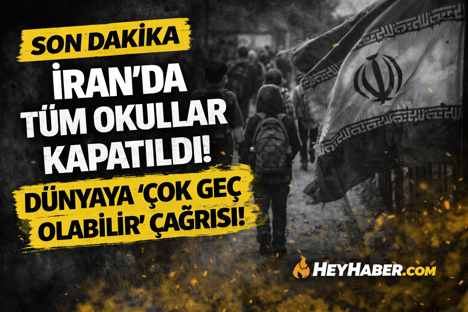 İran’da Şok Karar: Tüm Okullar Kapatıldı! “Çok Geç Olabilir” Uyarısı