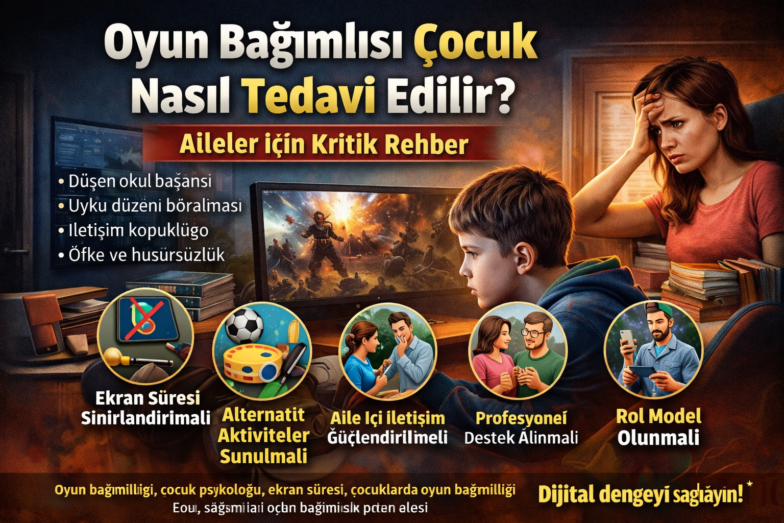 Oyun Bağımlısı Çocuk Nasıl Tedavi Edilir?