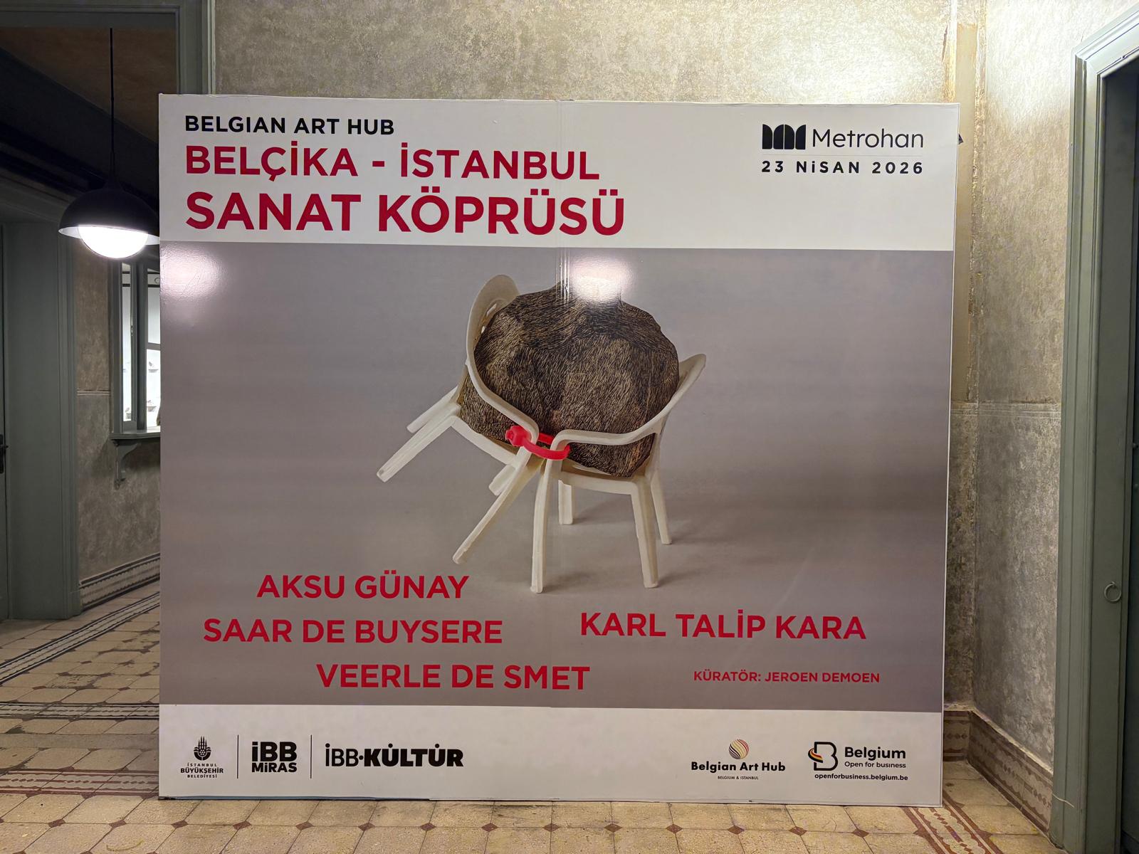 “Belçika-İstanbul Sanat Köprüsü” Sergisi Ziyaretçileriyle Buluşuyor