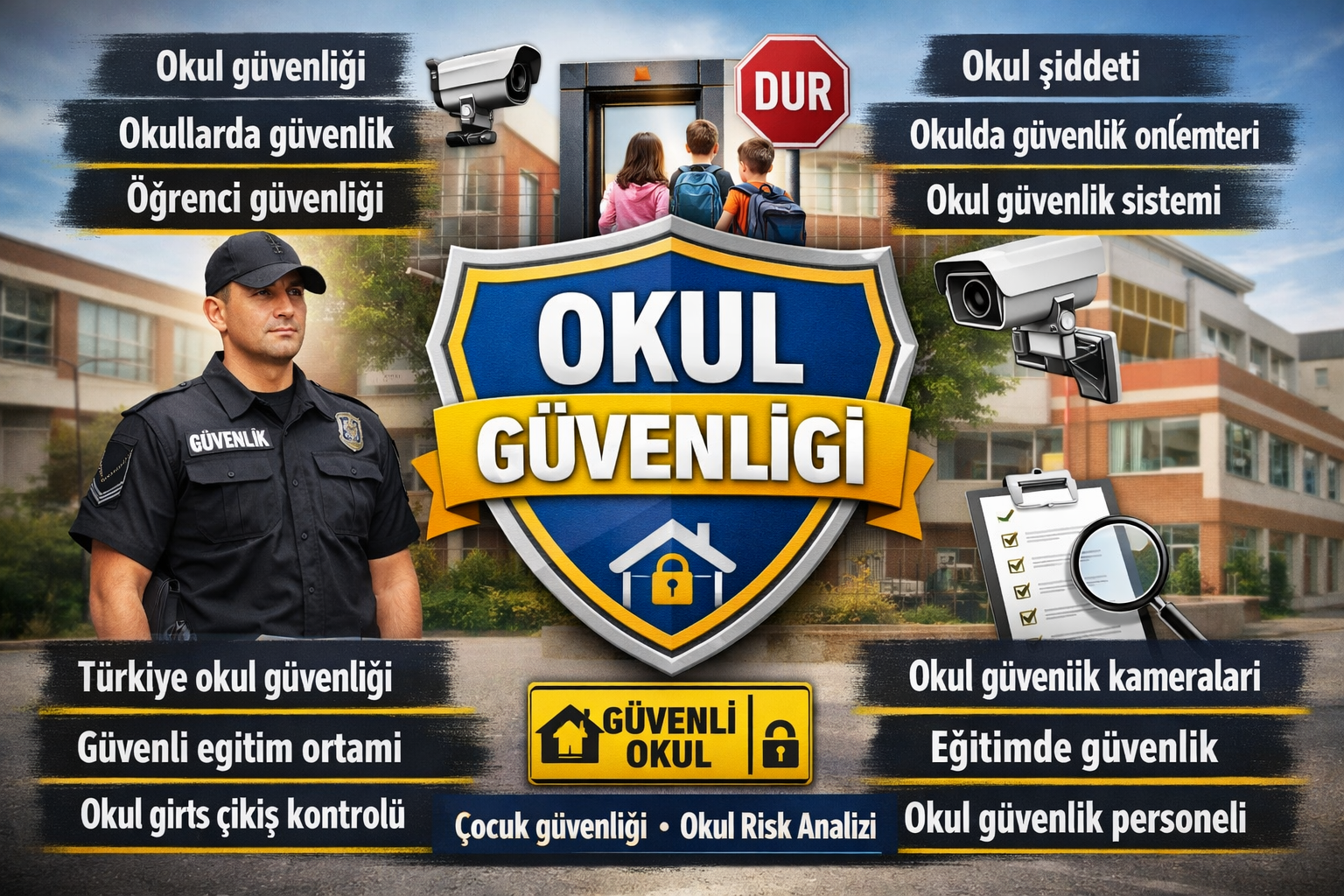 Dünya’da ve Türkiye’de Okul Güvenliği Politiikası