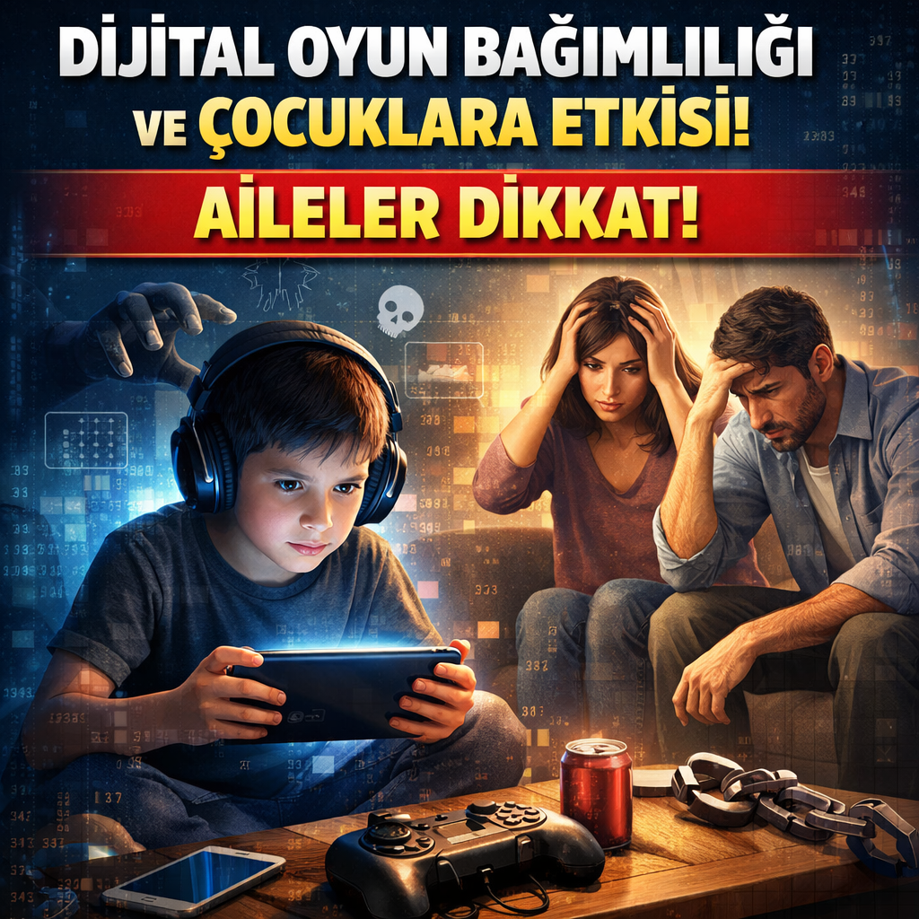 AİLELER DİKKAT! OYUN BAĞIMLILIĞI SESSİZCE YAYILIYOR