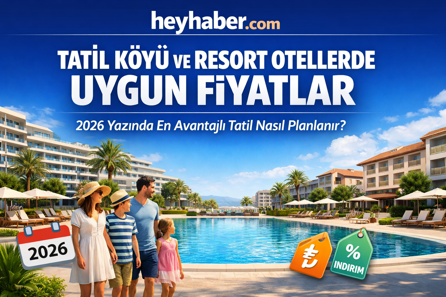 Tatil Köyü ve Resort Otellerde 2026 Yazında En Avantajlı Fiyatlar Nasıl Yakalanır?