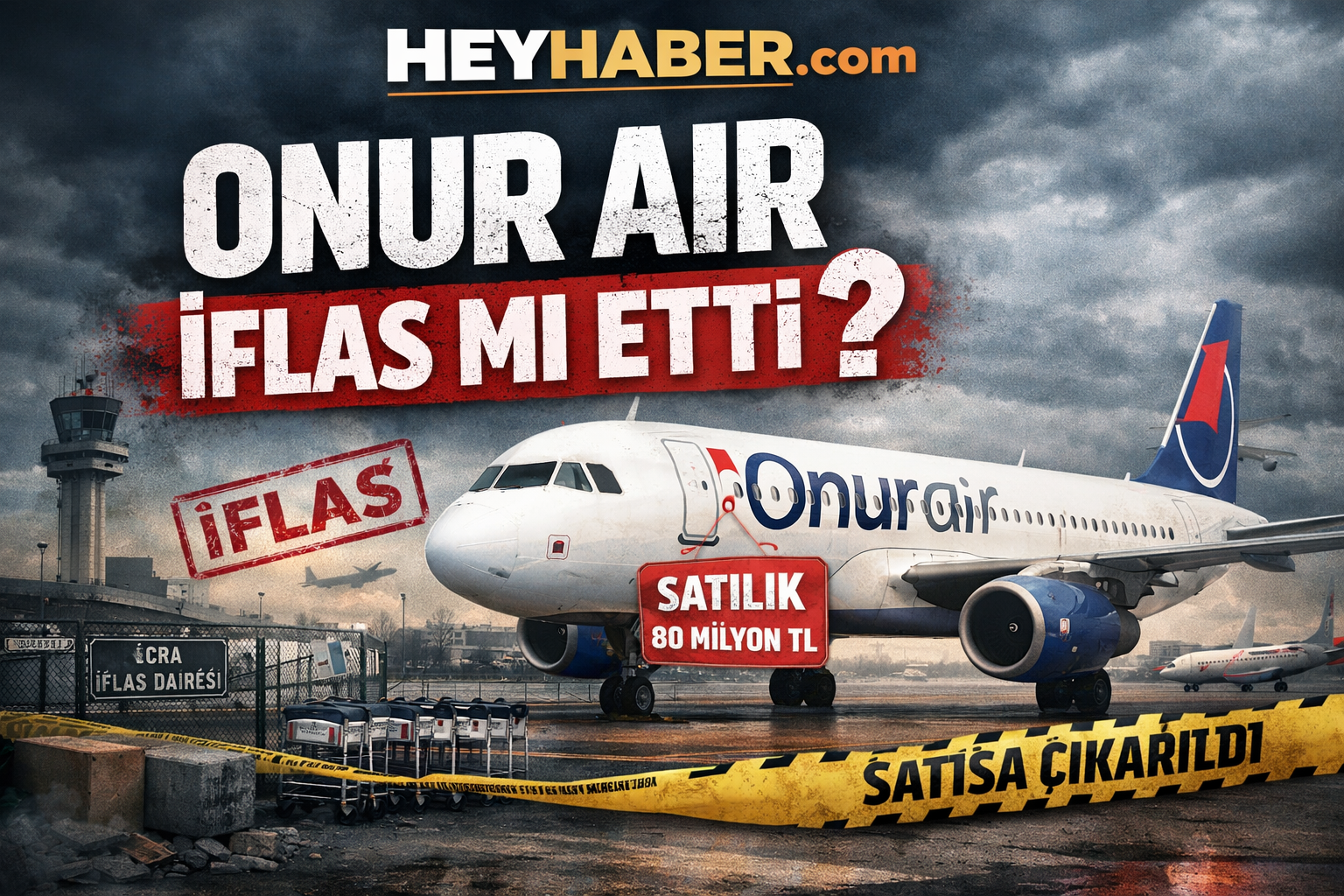 ONUR AİR İFLAS MI ETTİ ? TÜRKİYEDE BİR DEVİR KAPANIYOR