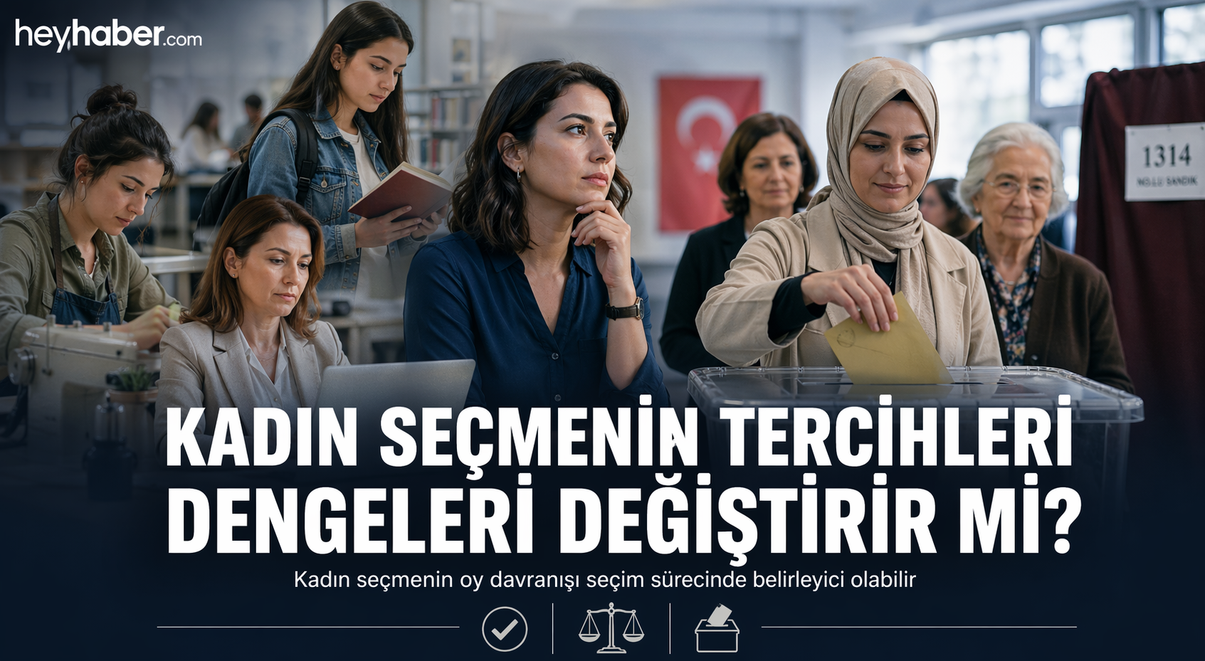 Kadın Seçmenin Tercihleri Dengeleri Değiştirir Mi?
